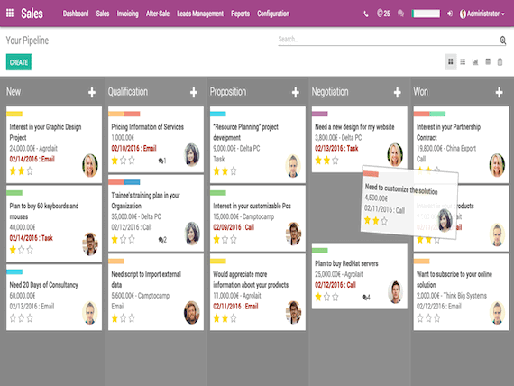 Odoo CRM
